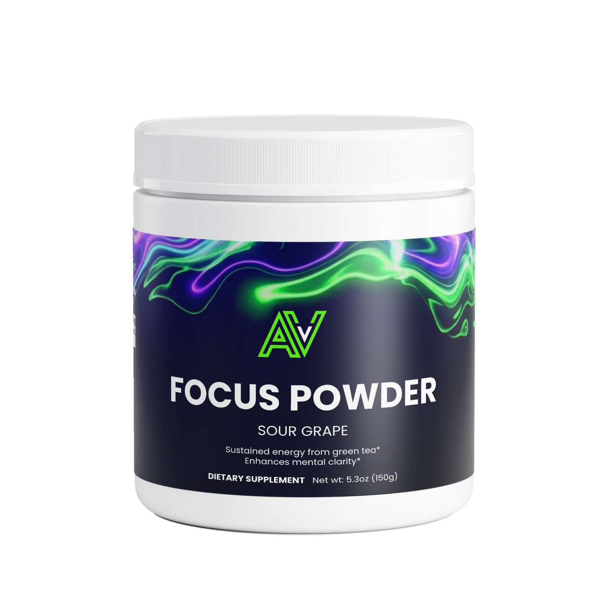 Auravitia Focus Powder Sour Grape tub