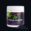 Focus Powder (Sour Gummi Worm) — product photo on dark background